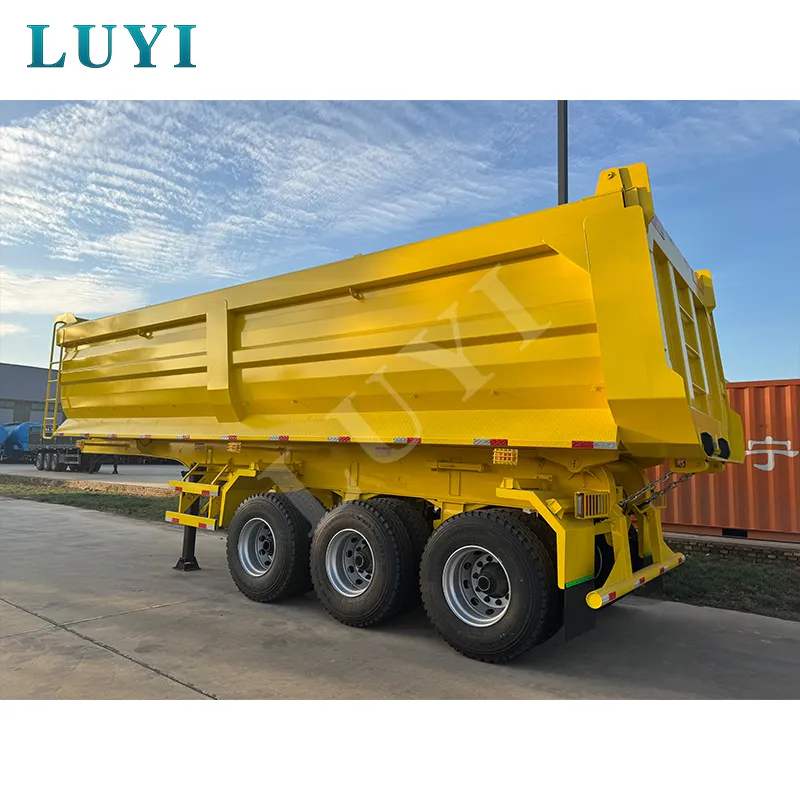 60-ton U-type rear tipper semi-trailer