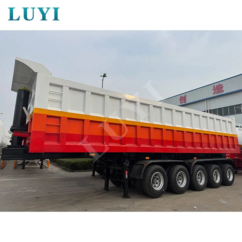 5-axle rectangular tipper semi-trailer