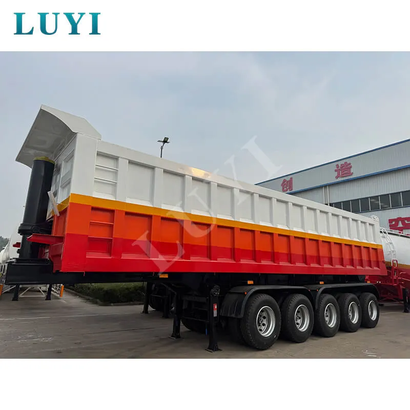 5-axle rectangular tipper semi-trailer