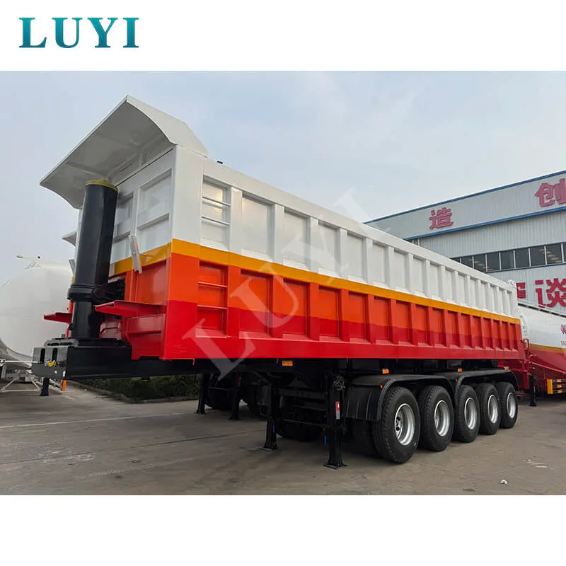 5-axle rectangular tipper semi-trailer