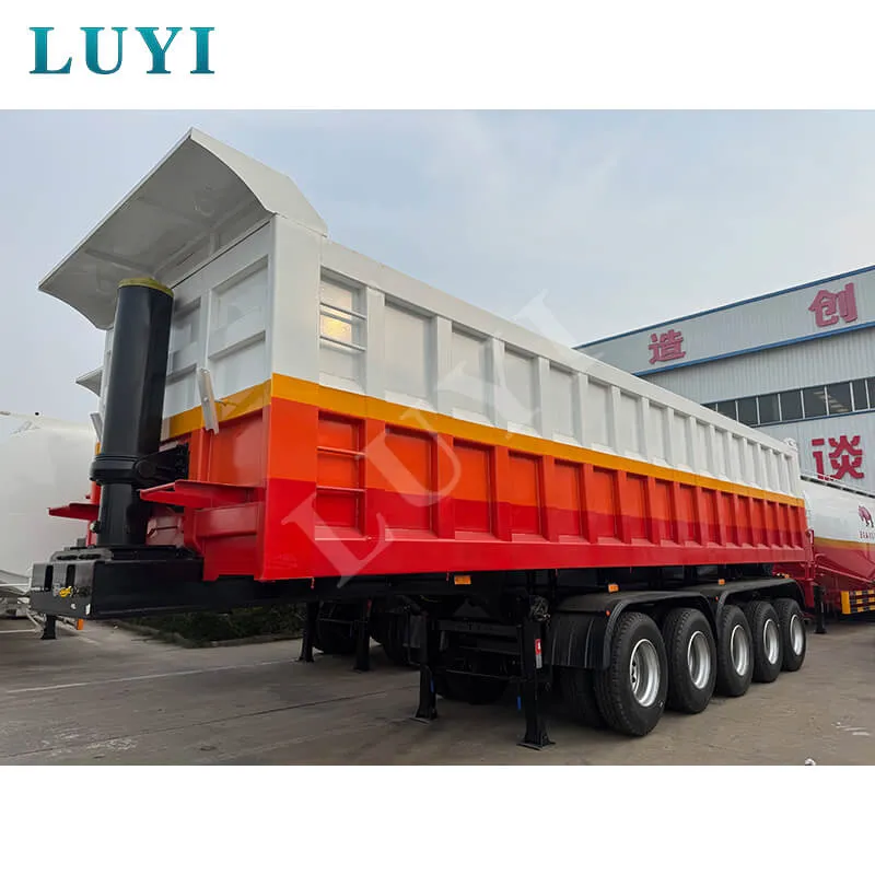 5-axle rectangular tipper semi-trailer