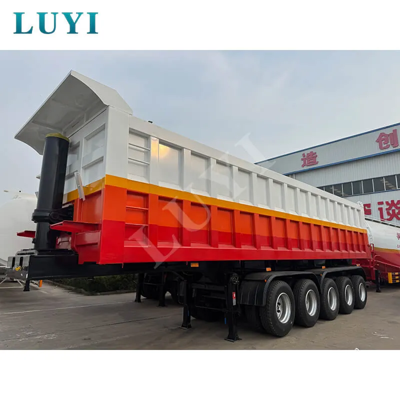 5-axle rectangular tipper semi-trailer