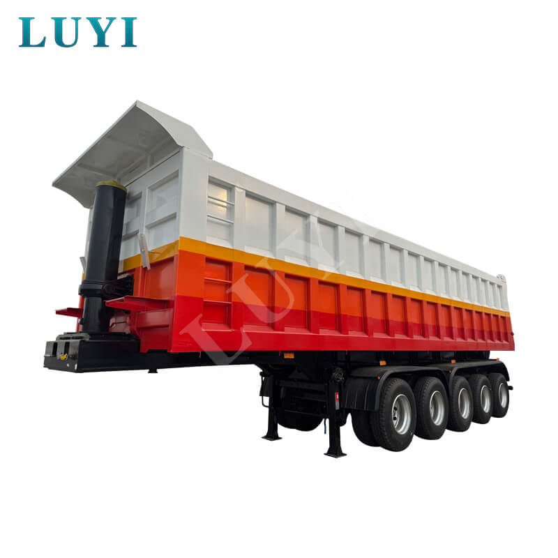 5-axle rectangular tipper semi-trailer