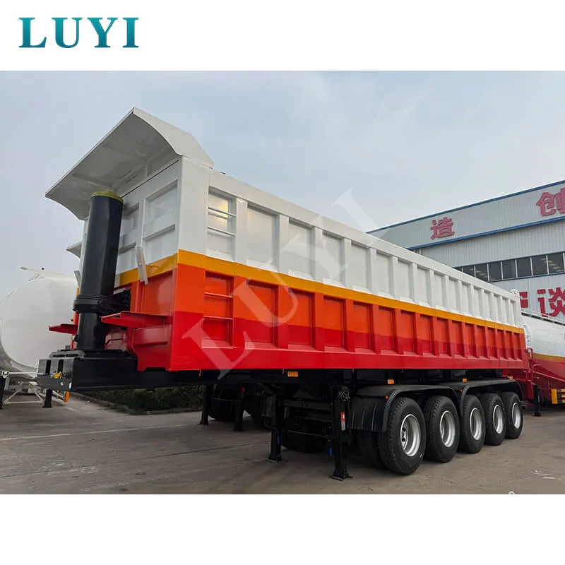 5-axle rectangular tipper semi-trailer