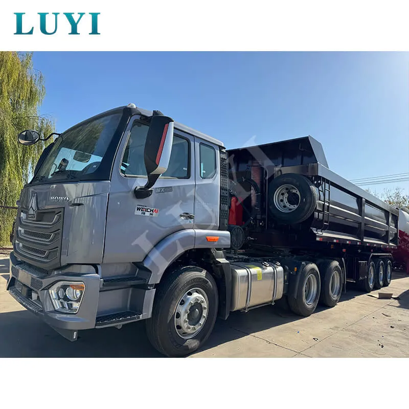 3 axle U-type rear tipper semi-trailer