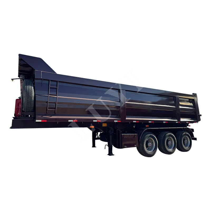 3 axle U-type rear tipper semi-trailer