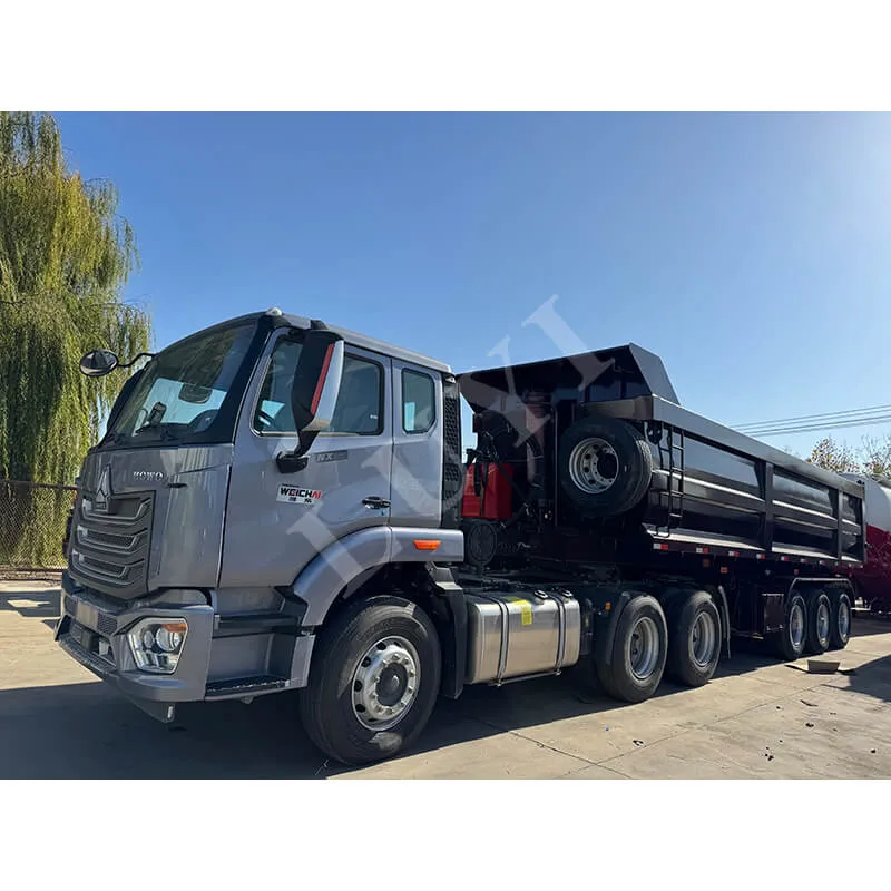 3 axle U-type rear tipper semi-trailer