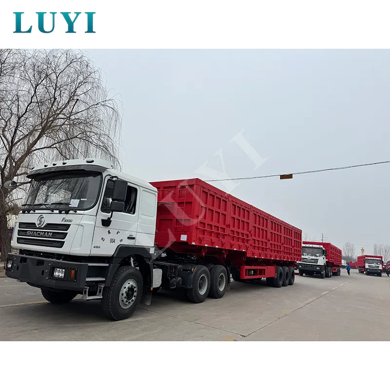 3-axle side tipper semi-trailer