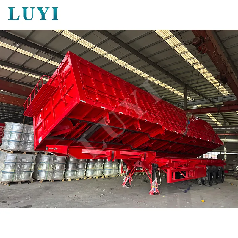 3-axle side tipper semi-trailer
