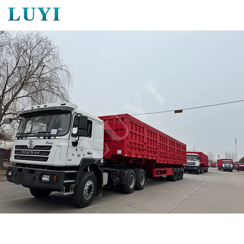 3-axle side tipper semi-trailer
