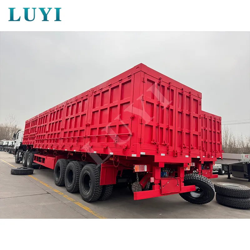 3-axle side tipper semi-trailer