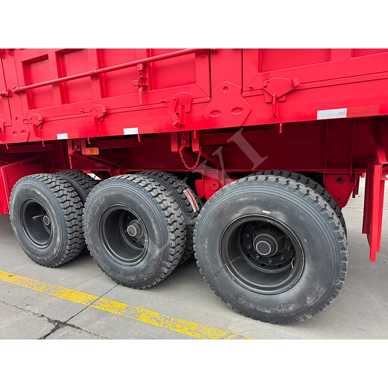 3-axle side tipper semi-trailer