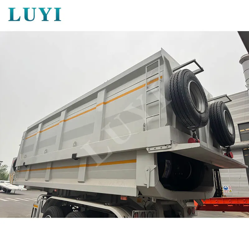 3-axle side tipper semi-trailer