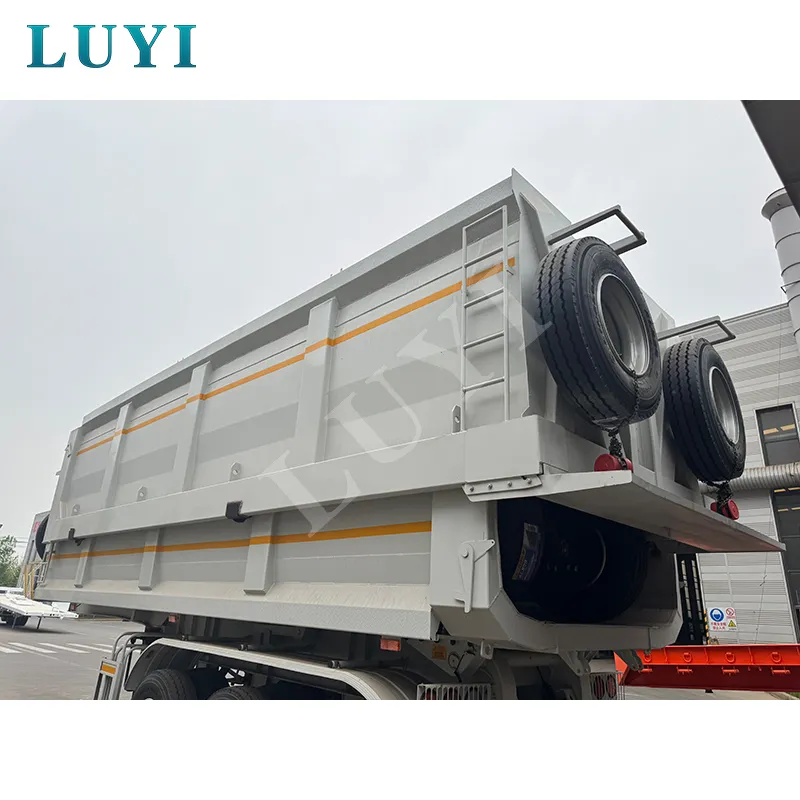 3-axle side tipper semi-trailer