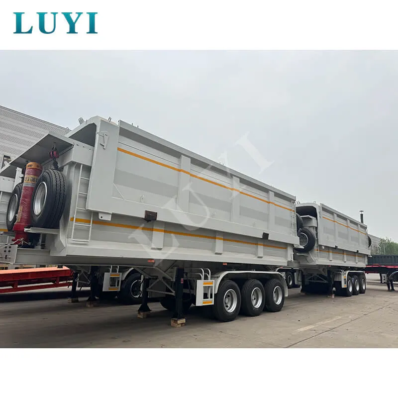 3-axle side tipper semi-trailer