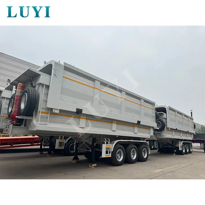 3-axle rear tipper semi-trailer