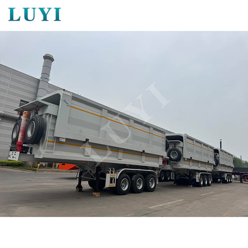3-axle rear tipper semi-trailer