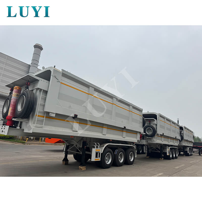 3-axle rear tipper semi-trailer