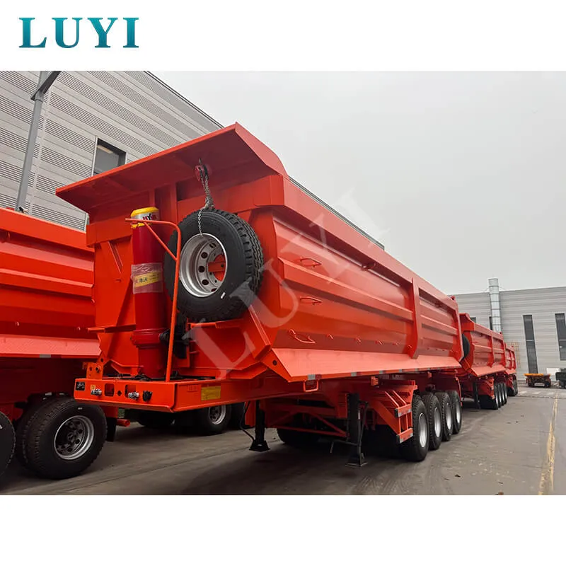 4-axle rear tipper semi-trailer