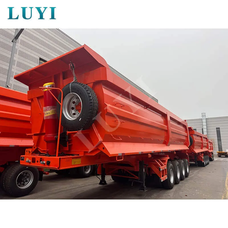 4-axle rear tipper semi-trailer