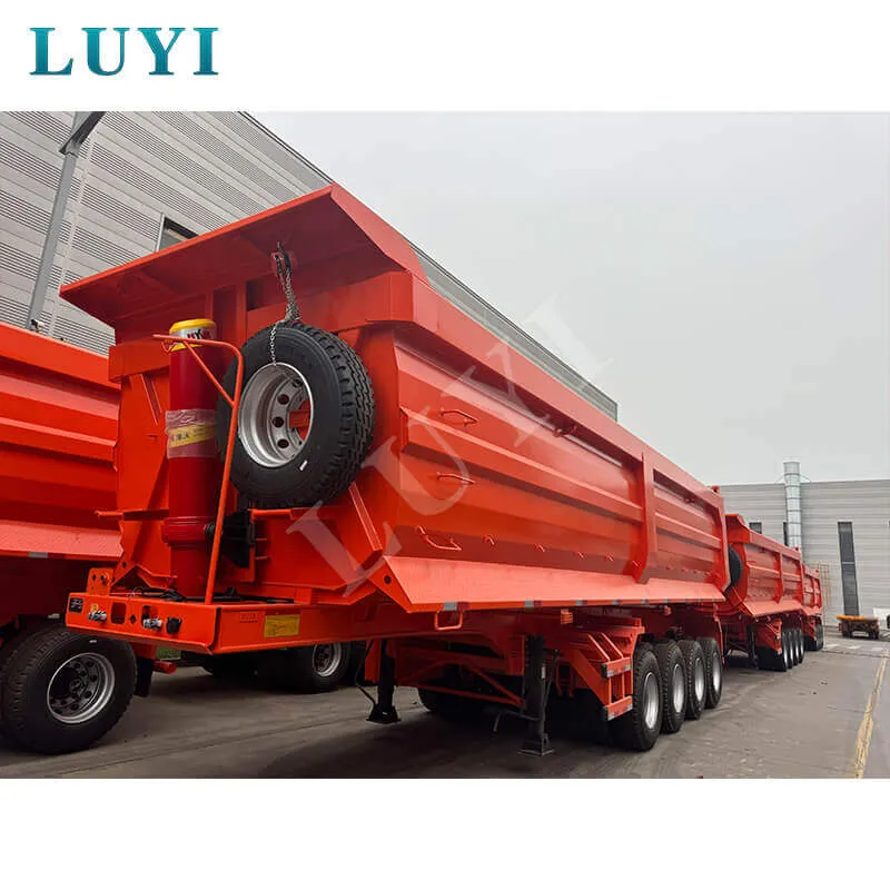 4-axle rear tipper semi-trailer