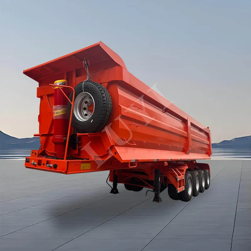 4-axle rear tipper semi-trailer