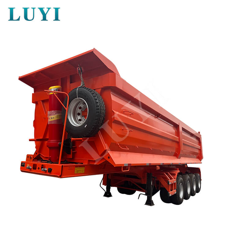 4-axle rear tipper semi-trailer