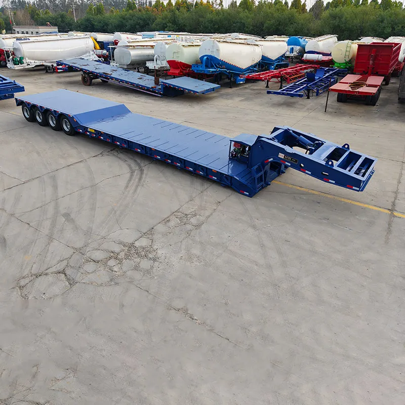 4‑axle low‑bed semi‑trailer