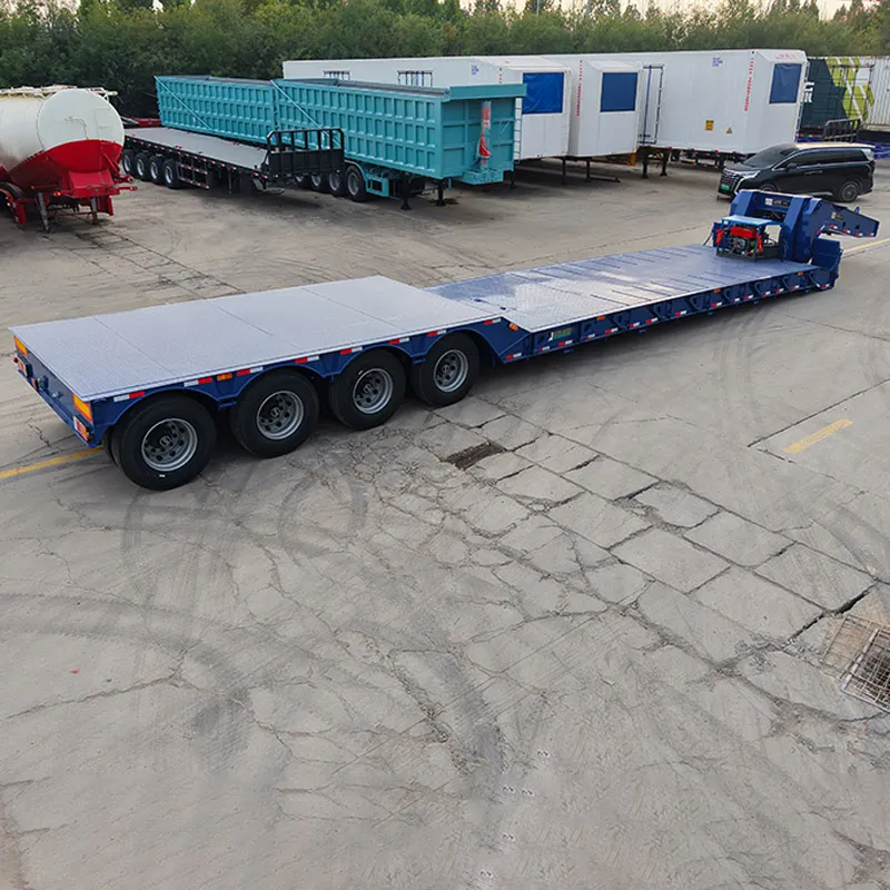 4‑axle low‑bed semi‑trailer
