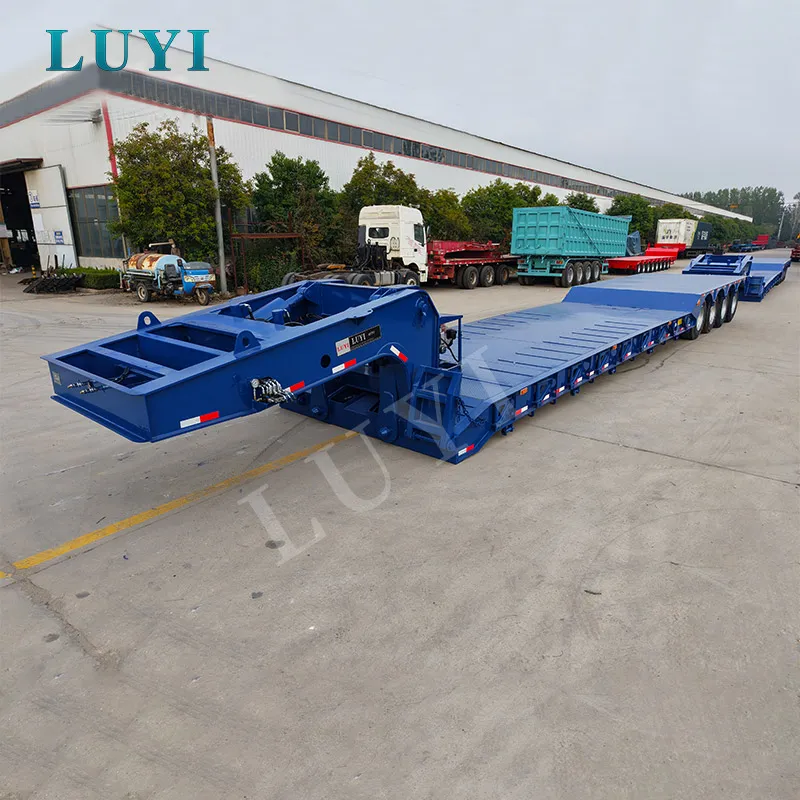 4‑axle low‑bed semi‑trailer