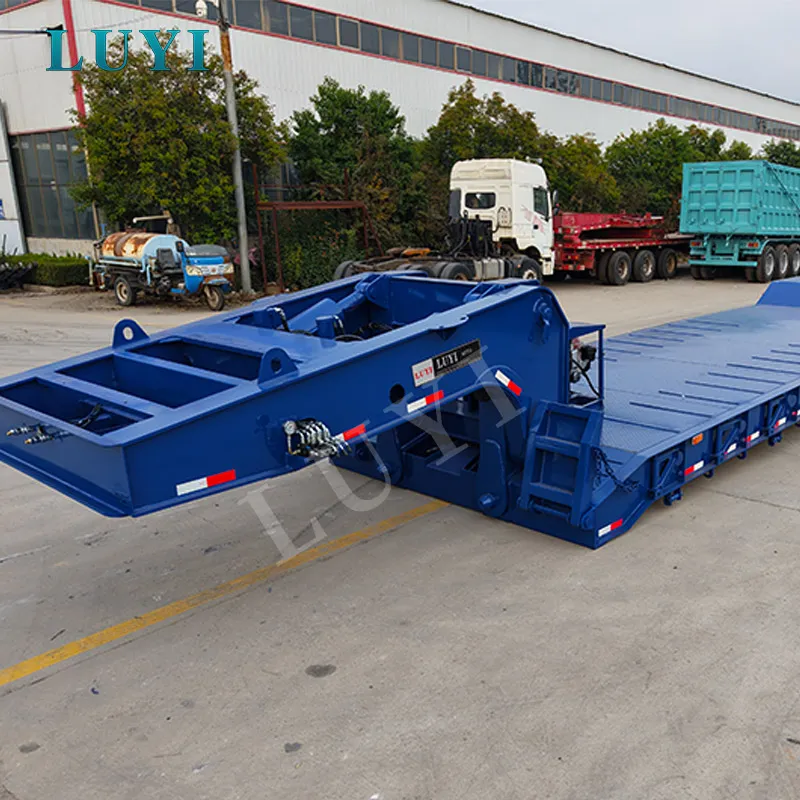 4‑axle low‑bed semi‑trailer
