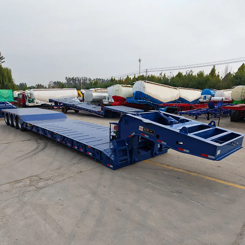 4‑axle low‑bed semi‑trailer