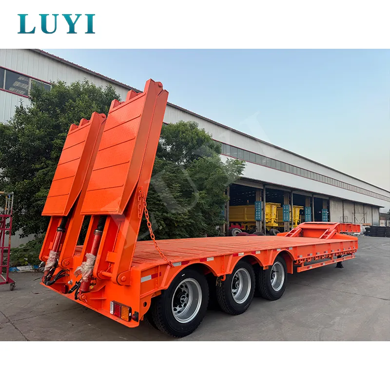 13-metre tri-axle low bed semi-trailer with a 60-ton load capacity