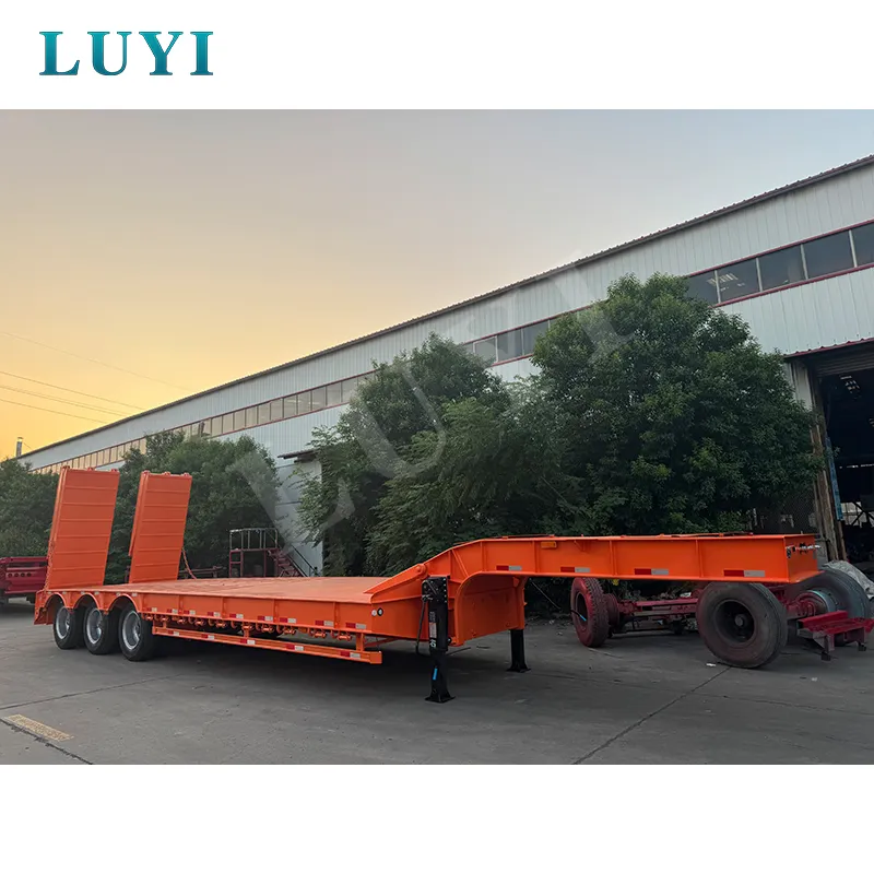 13-metre tri-axle low bed semi-trailer with a 60-ton load capacity