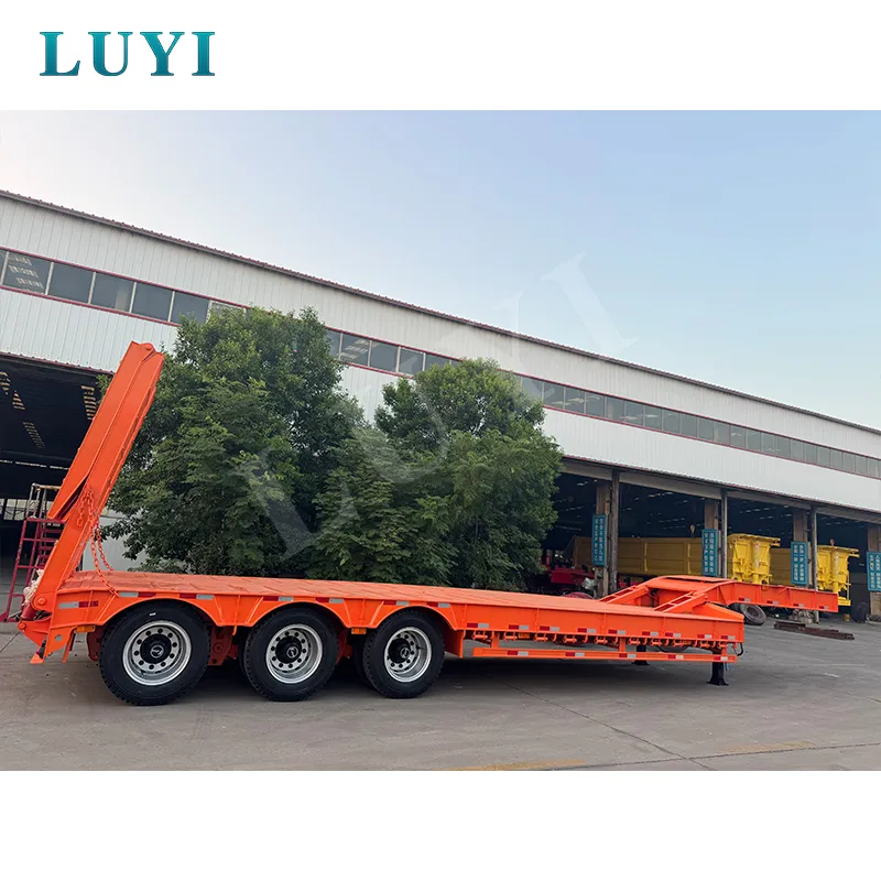 13-metre tri-axle low bed semi-trailer with a 60-ton load capacity
