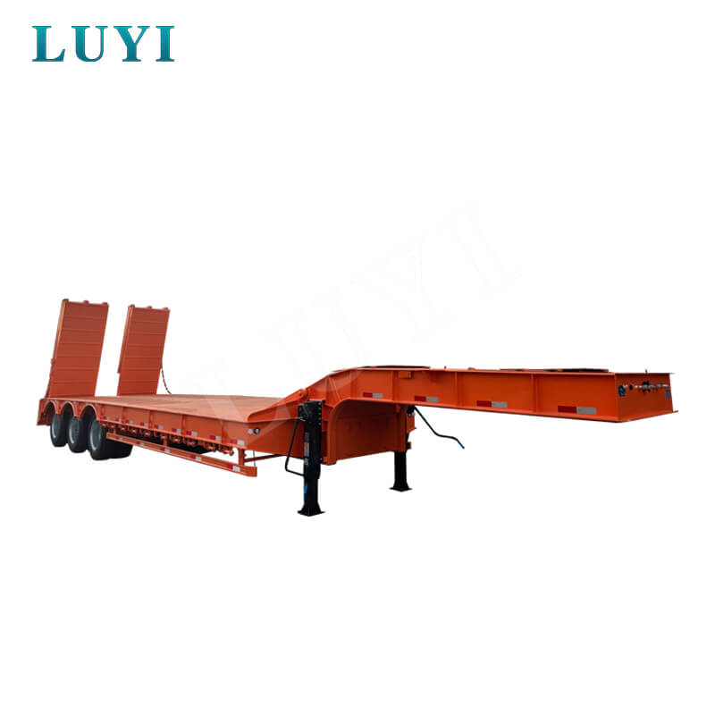 13-metre tri-axle low bed semi-trailer with a 60-ton load capacity