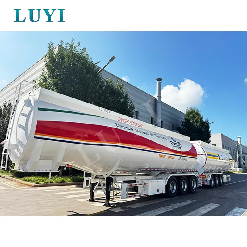 43,000-litre three-compartment European fuel tanker semi-trailer