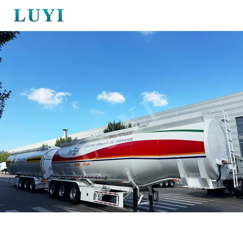 43,000-litre three-compartment European fuel tanker semi-trailer