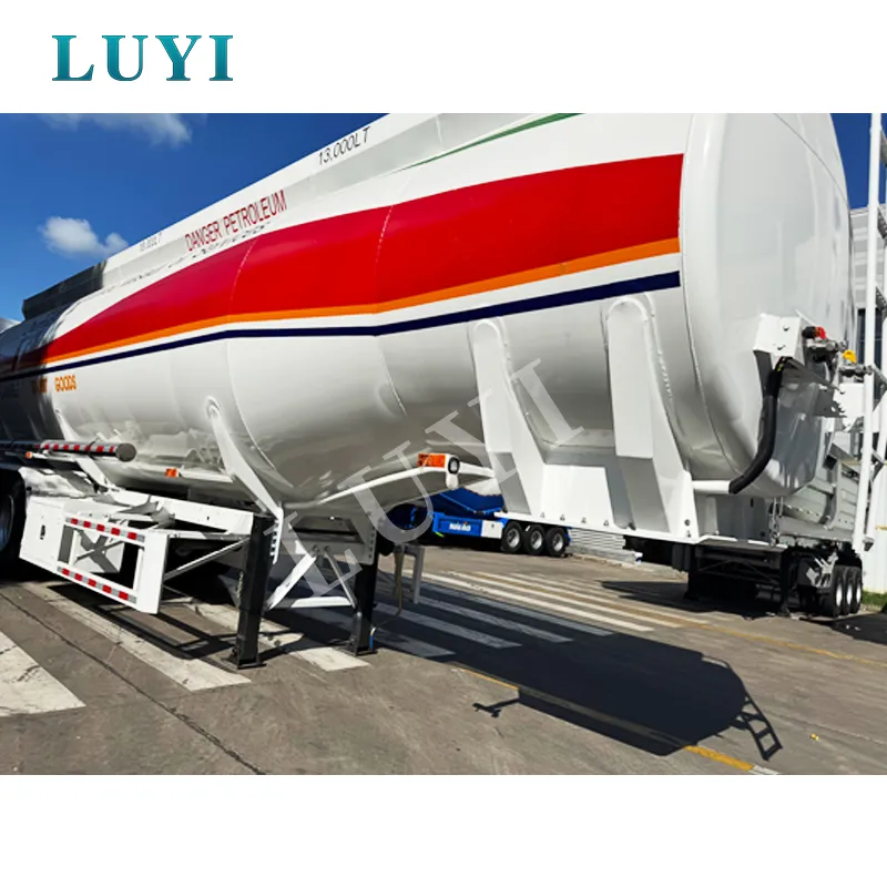 43,000-litre three-compartment European fuel tanker semi-trailer