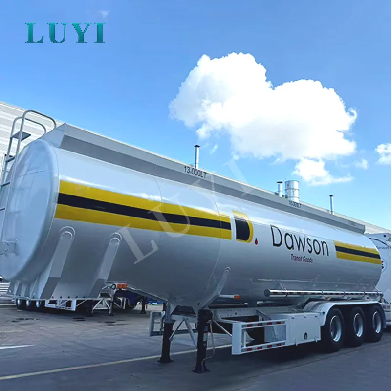 43,000-litre three-compartment European fuel tanker semi-trailer