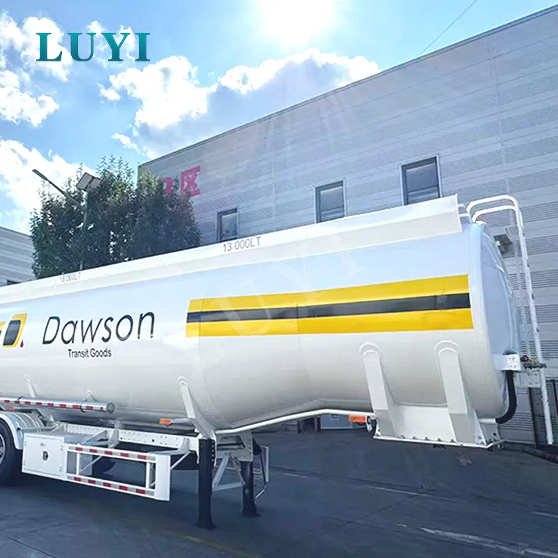 43,000-litre three-compartment European fuel tanker semi-trailer