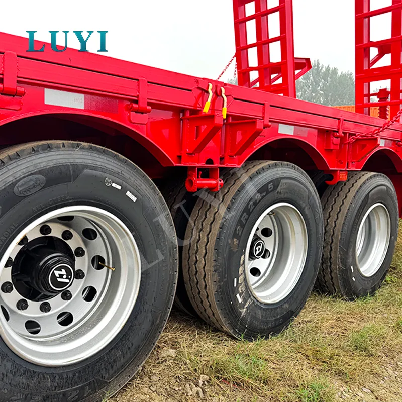 3-axis 11-meter low-bed semi-trailer