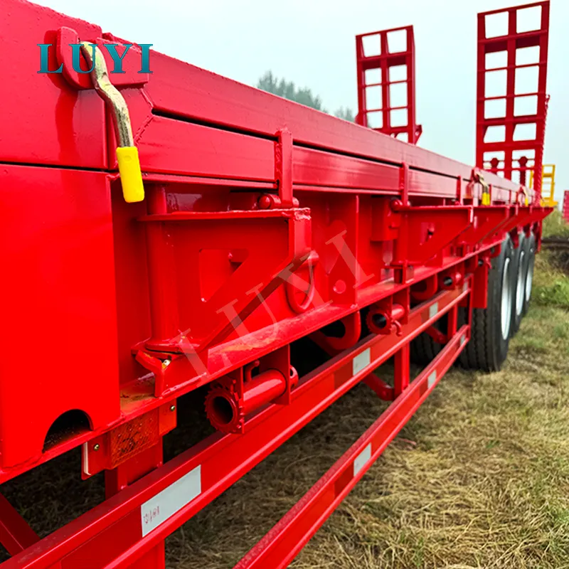 3-axis 11-meter low-bed semi-trailer
