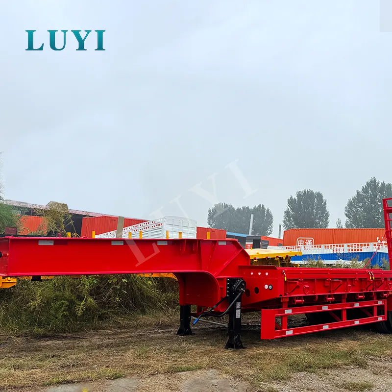 3-axis 11-meter low-bed semi-trailer