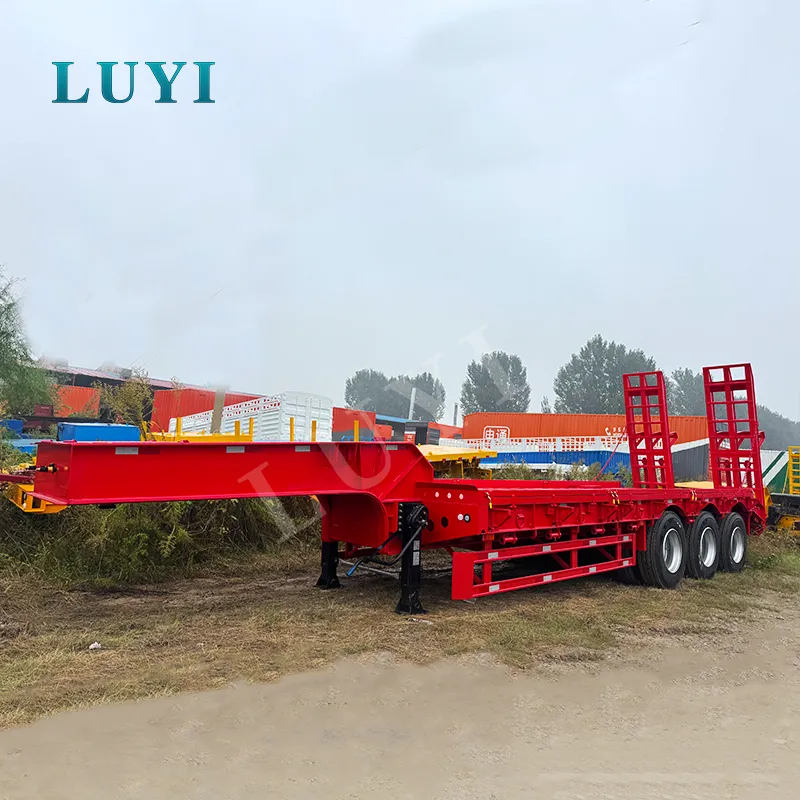 3-axis 11-meter low-bed semi-trailer