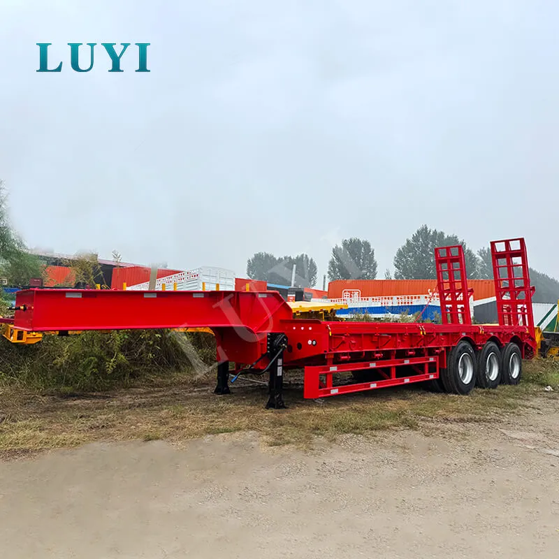 3-axis 11-meter low-bed semi-trailer