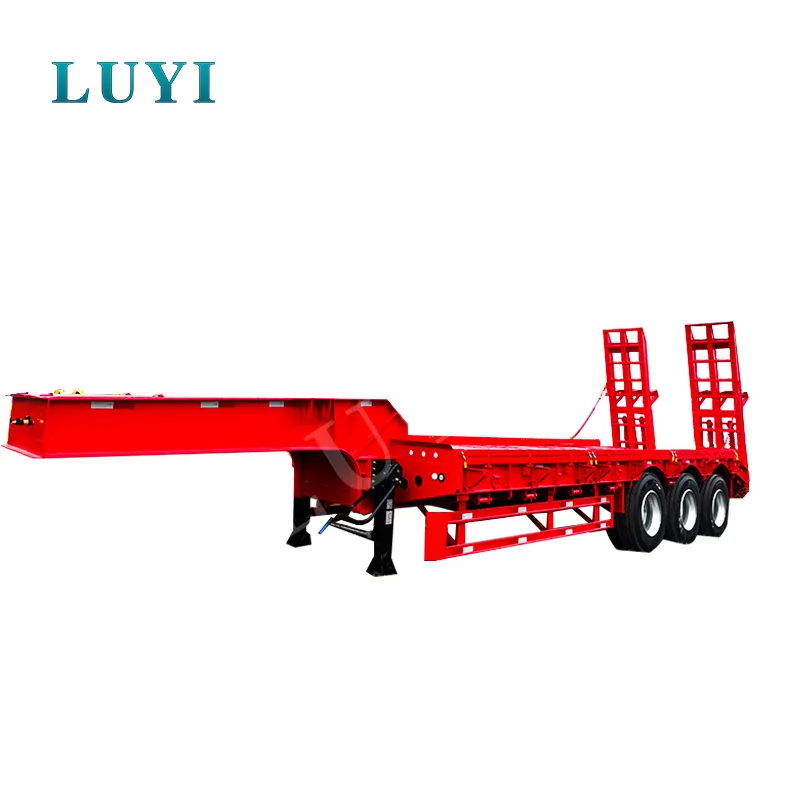 3-axis 11-meter low-bed semi-trailer