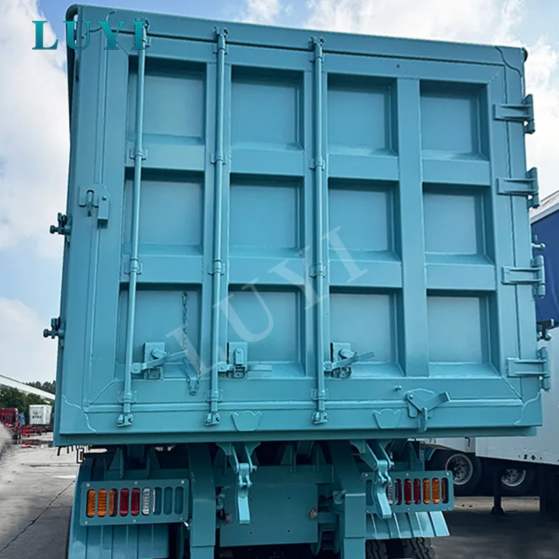 four-axle rear tipper semi-trailer