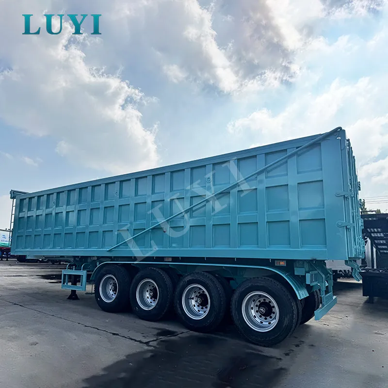 four-axle rear tipper semi-trailer