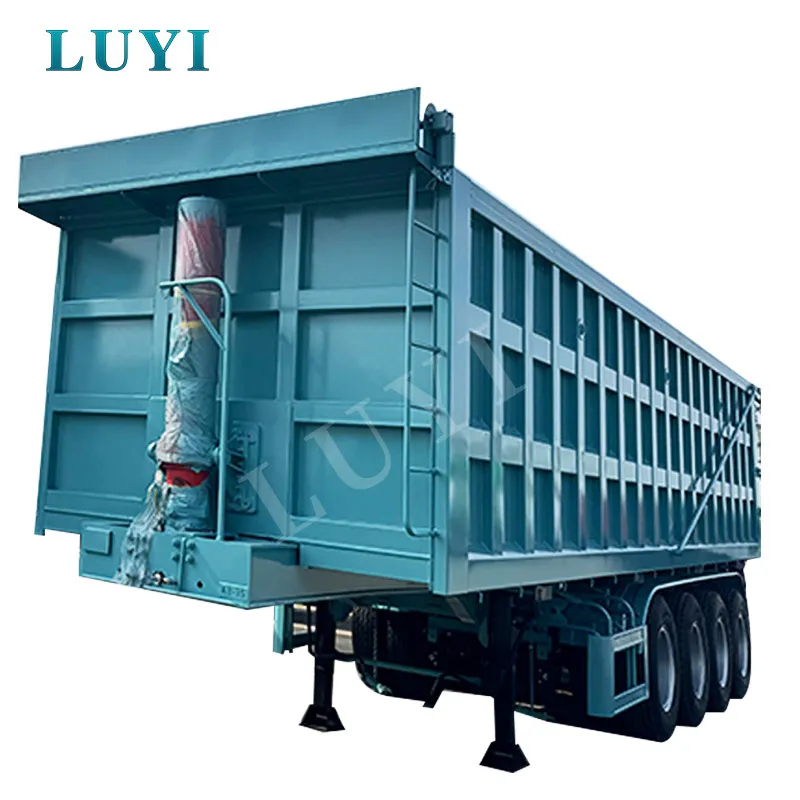 four-axle rear tipper semi-trailer